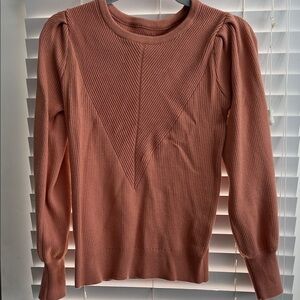 Rust Ribbed Sweater